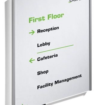 Durable Aluminium Doorplate Info Sign A3 Portrait 480823
