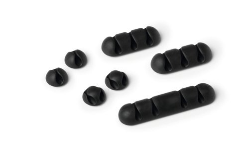 Durable CAVOLINE Clip Graphite 504137 - Pack 7