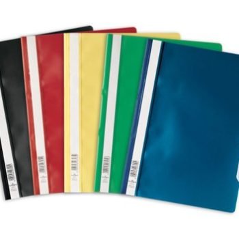 Durable Clear View Project Report File & Document Folder A4 Assorted 252300 - Pack 25