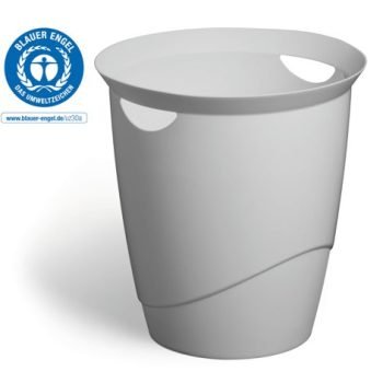 Durable ECO Waste Basket Bin 16 Litres Grey 776010