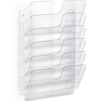 Durable FLEXIPLUS 6 Clear A4 Landscape Literature Holders 1700014401 - Set