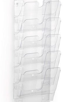 Durable FLEXIPLUS 6 Clear A4 Portrait Literature Holders 1700008401 - Set