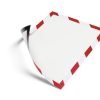 Durable Infoframe DURAFRAME Magnetic SECURITY A4 Red/White 4945132 - Pack 5
