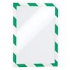 Durable Infoframe DURAFRAME SECURITY A4 Green/White Magnetic 4944131 - Pack 2