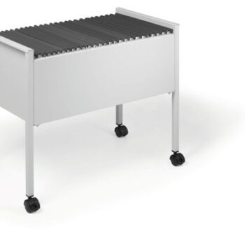 Durable Suspension File Trolley Cart Grey 309510