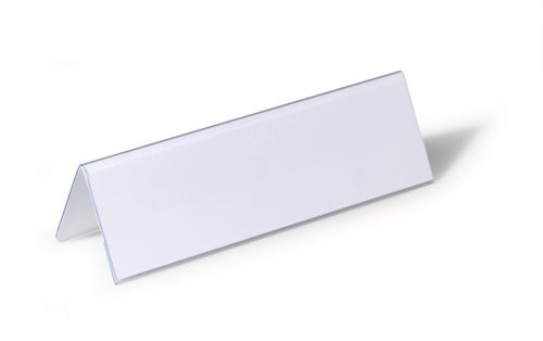 Durable Table Place Name Holders 61x210mm 805219 - Pack 25