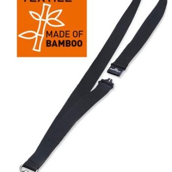 Durable Textile Bamboo Lanyard 20mm Black 824001 - Pack 10