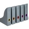 Durable VARICOLOR Magazine Rack Files Set 770657 - Pack 5