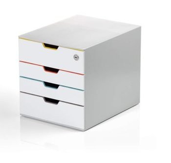 Durable VARICOLOR MIX 4 SAFE Lockable Drawer Box Unit 762627