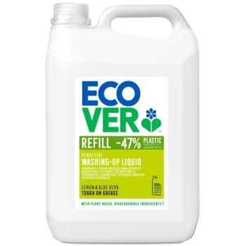 Ecover Washing Up Liquid Refill Lemon & Aloe 5 Litres