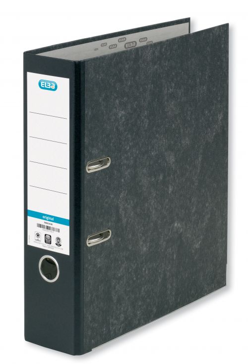 Elba Classic Lever Arch Files A4 80mm Cloud 100081009 - Pack 10