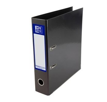 Elba Lever Arch File A4 Laminated Black 400107435