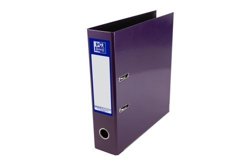 Elba Lever Arch File A4 Laminated Purple 400107440