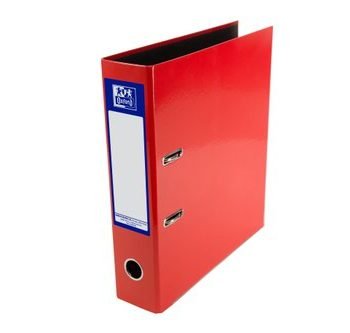 Elba Lever Arch File A4 Laminated Red 400107431