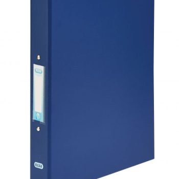 Elba Plastic Ring Binders A4 2 O-Ring Blue 400001508 - Pack 10