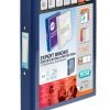 Elba Vision Ring Binder A4 25mm 2 O-Ring Blue 100080886