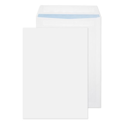 Envelopes 352x250mm White Pocket Plain Self Seal 100gsm Ref:11060 - Pack 250