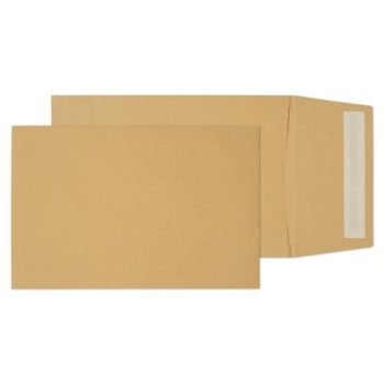 Envelopes C5 Manilla Pocket Plain Peel&Seal 25mm Gusset 229x162mm Ref:5000 - Pack 125