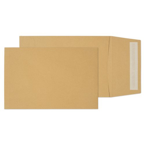 Envelopes C5 Manilla Pocket Plain Peel&Seal 25mm Gusset 229x162mm Ref:5000 - Pack 125