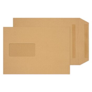 Envelopes C5 Manilla Pocket Window Self Seal 90gsm 229x162mm Ref:18099 - Pack 500