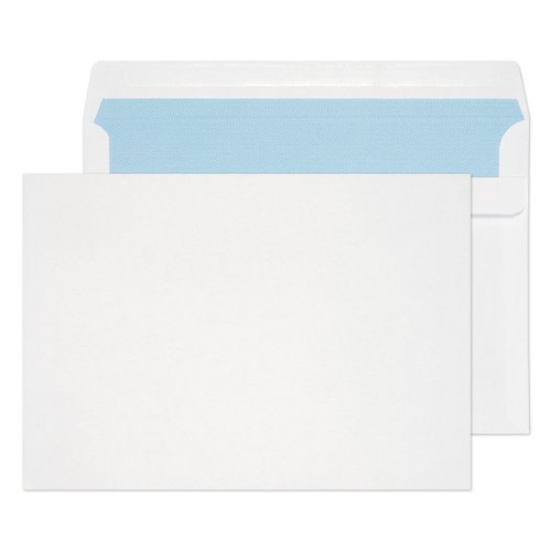 Envelopes C5 White Wallet Plain Self Seal 90gsm 162x229mm Ref: 1707 - Pack 500