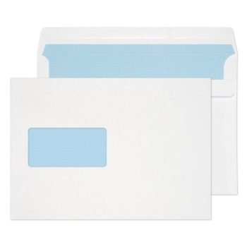 Envelopes C5 White Wallet Window Self Seal 90gsm 162x229mm Ref:1708 Pack 500