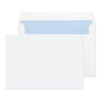 Envelopes C6 White Wallet Plain Self Seal 90gsm 114x162mm Ref:2602/50 - Pack 50