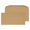 Envelopes DL Manilla Mailer Plain Gummed 80gsm 110x220mm Ref:13780 - Pack 1000
