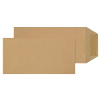 Envelopes DL Manilla Pocket Gummed 80gsm 220x110mm Ref:23780 - Pack 500