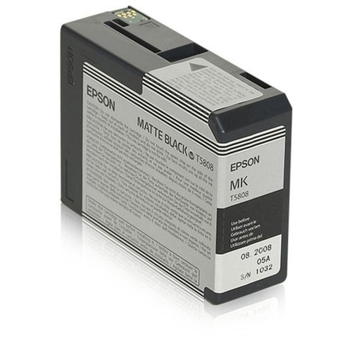 Epson T5808 Matte Black Inkjet Cartridge 80ml C13T58080N