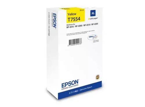 Epson T7554 Yellow Inkjet Cartridge 39ml C13T75544N