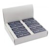 Erasers White with Blue Sleeve 792500 - Pack 20