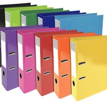 Exacompta 53629E Iderama Prem Touch Assorted Lever Arch Files A4 - Pack 10