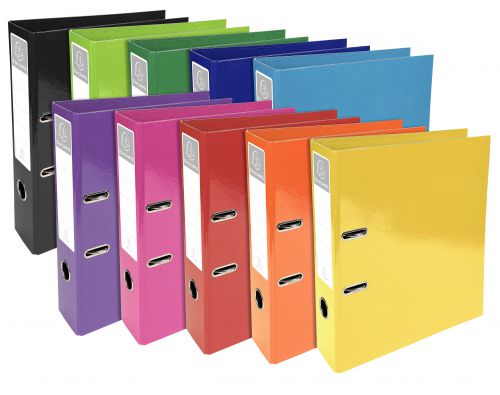 Exacompta 53629E Iderama Prem Touch Assorted Lever Arch Files A4 - Pack 10