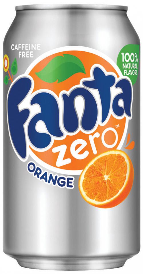 Fanta Zero Drink Cans 330ml - Pack 24