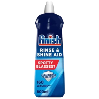 Finish Dishwasher Rinse & Shine Aid Liquid 800ml 3245778 - Each