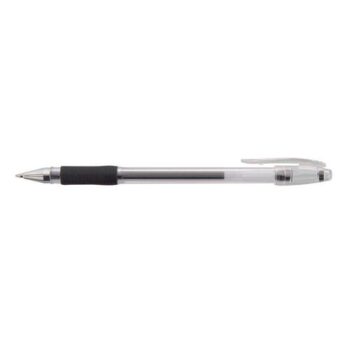 Gel Stick Pens Rubber Grip Rollerball Black K2-01 - Pack 10