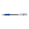 Gel Stick Pens Rubber Grip Rollerball Blue K2-03 - Pack 10