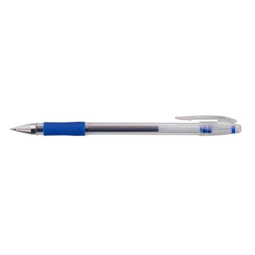 Gel Stick Pens Rubber Grip Rollerball Blue K2-03 - Pack 10