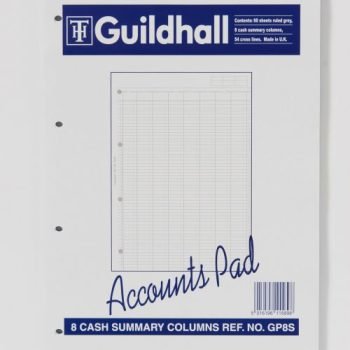 Guildhall Account Pad 8 Summary Column A4 60 Pages GP8SZ