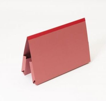 Guildhall Reinforced Double Pocket Wallets 315gsm Red 218-REDZ - Pack 25