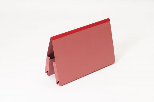 Guildhall Reinforced Double Pocket Wallets 315gsm Red 218-REDZ - Pack 25