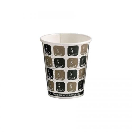 Hot Drink Cups Cafe Mocha 8oz 0511056 - Pack 50