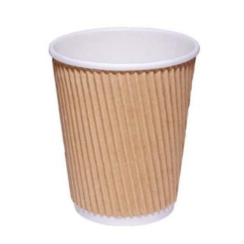 Hot Drink Ripple Cups 8oz 511052 - Pack 25