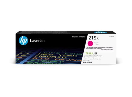 HP 219X High Yield Magenta Toner Cartridge 2.5K W2193X