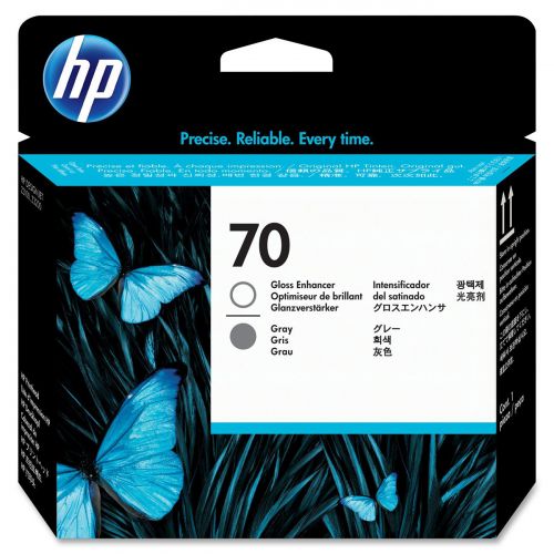 HP 70 Grey and Gloss Enhancer Printheads C9410A