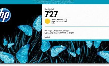 HP 727 Yellow Ink cartridge 300ml F9J78A