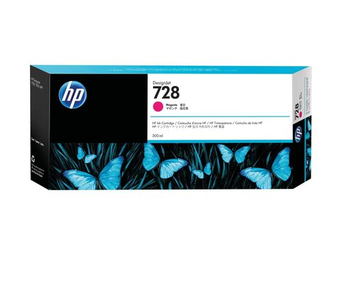 HP 728 Magenta Ink Cartridge 300ml F9K16A
