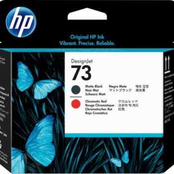 HP 73 Chromatic Red and Matte Black Printhead. CD949A