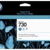 HP 730 Cyan Ink Cartridge 130ml P2V62A